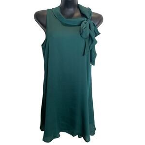 Signature by Robbie Bee Sleeveless Cocktail Dress with Tied Neck Design - 6P